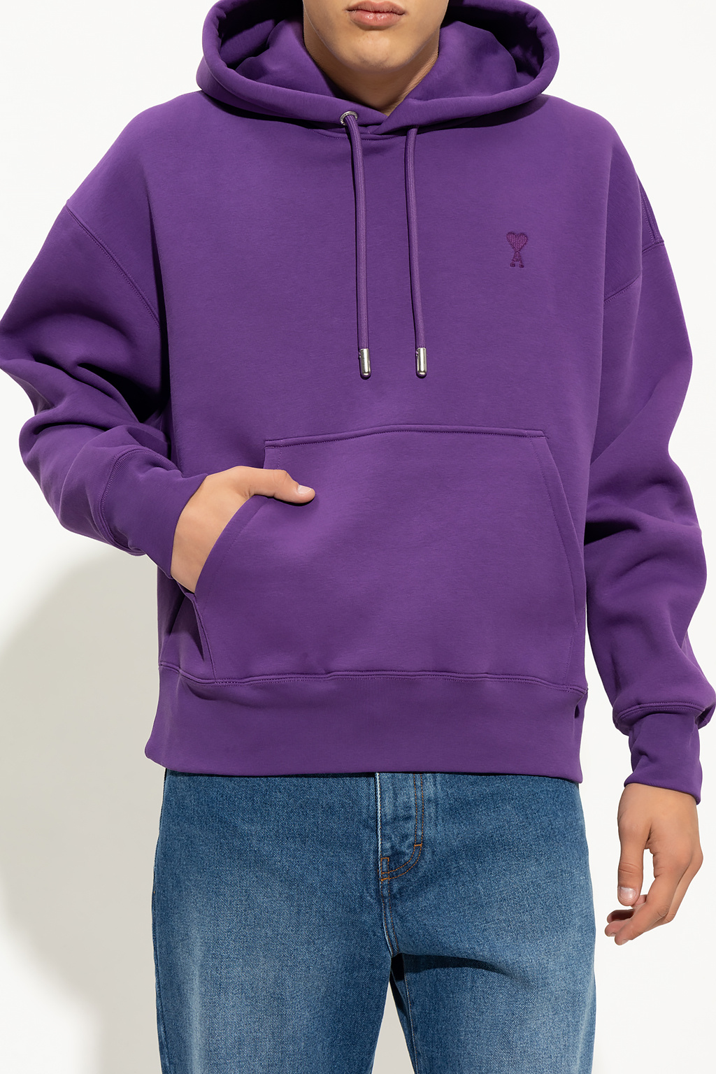 Logo hoodie sequin cherry T - Soho drop-waist shirt dress
